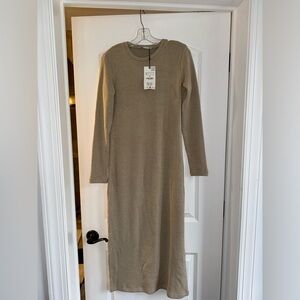 Zara beige knit dress NWT, medium